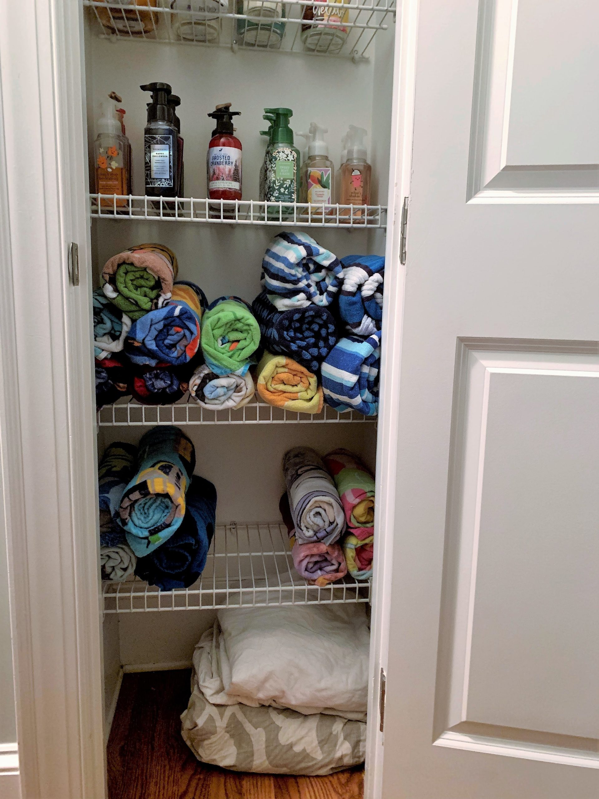 Organized Hall Closet