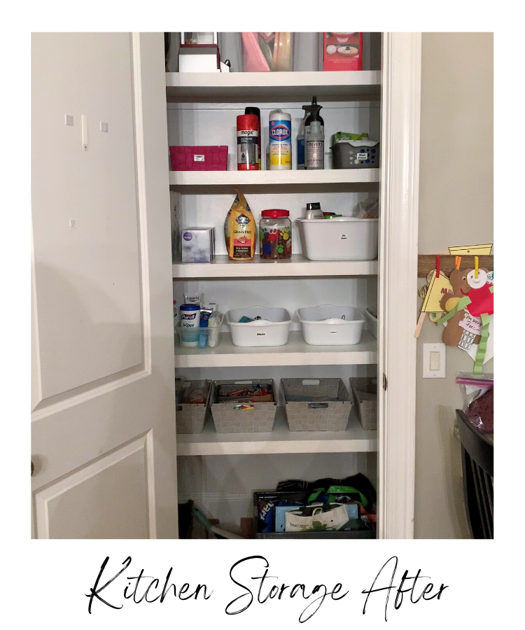 Clean Kitchen Storage