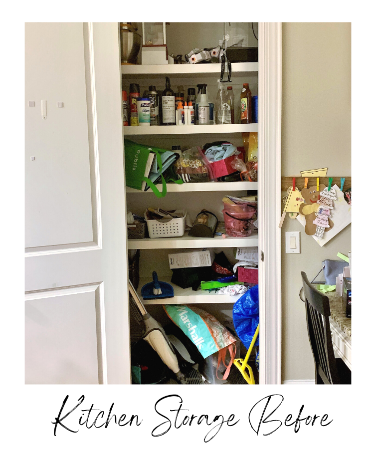 Kitchen Storage Overflowing