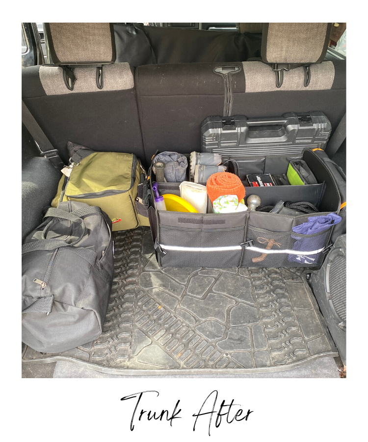 Organized Jeep Trunk 