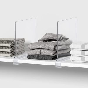 Clear Shelf Dividers