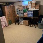 Home Estate Organized Basement Room